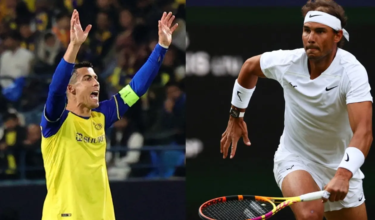 Cristiano Ronaldo y Rafa Nadal
