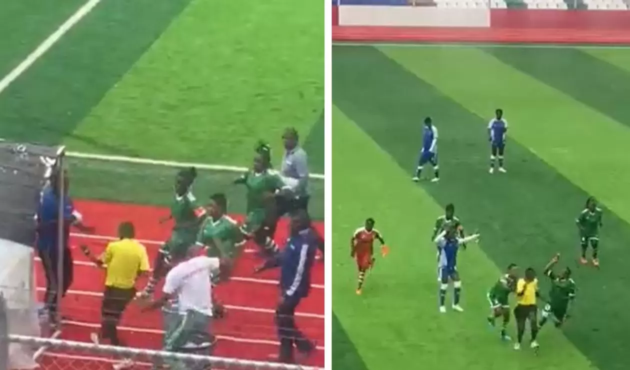 Jugadoras en el Congo le pegan a un árbitro por no pitar un penalti