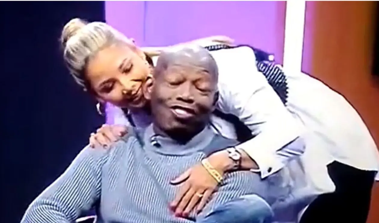 Tino Asprilla y Melissa Martínez
