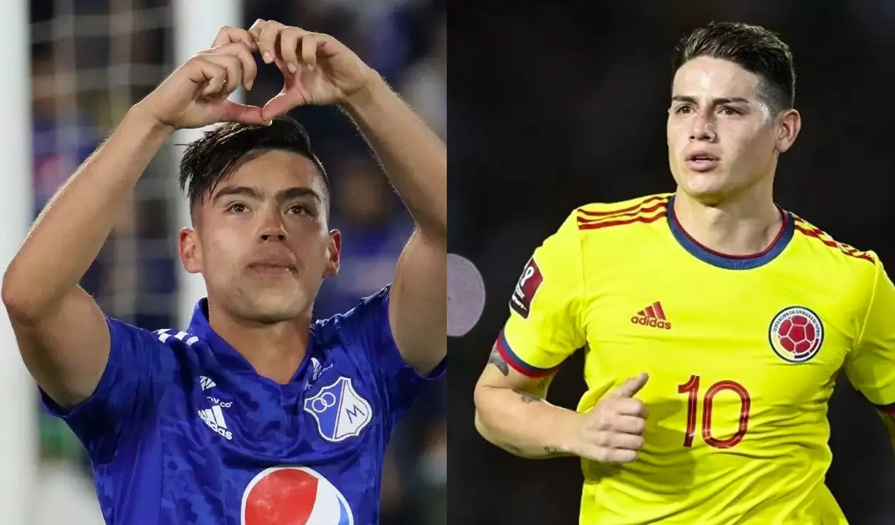 James Rodríguez y Daniel Ruiz