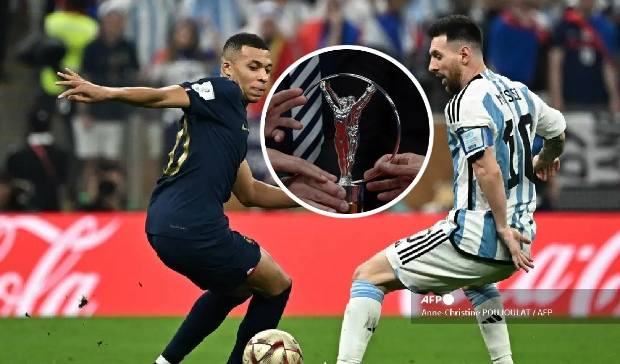 Messi y Mbappçe Premios Laureus