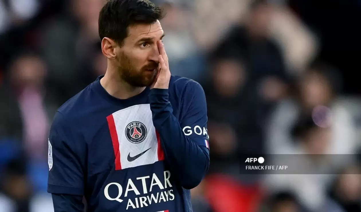 Lionel Messi fue chiflado por los hinchas de PSG