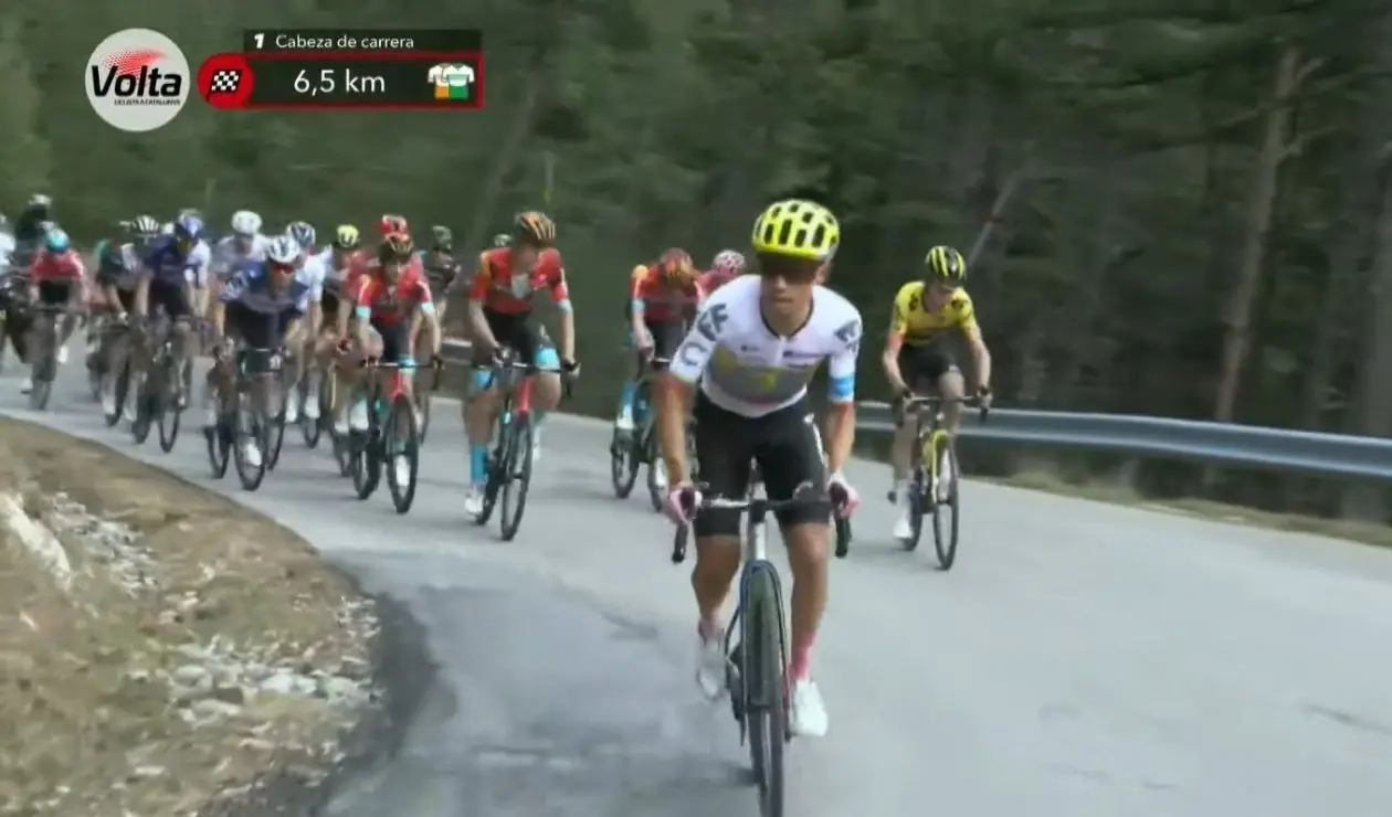 Ataque de Esteban Chaves en la Vuelta a Cataluña