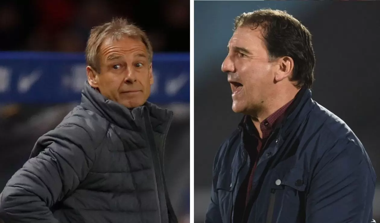 Jurgen Klinsmann y Néstor Lorenzo