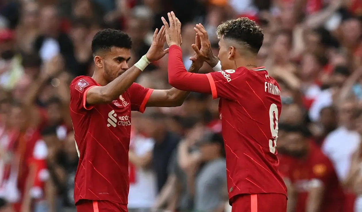 Firmino y Luis Díaz, Liverpool