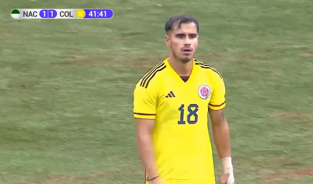 Gol de Tomás Ángel con la Selección Colombia Sub 20