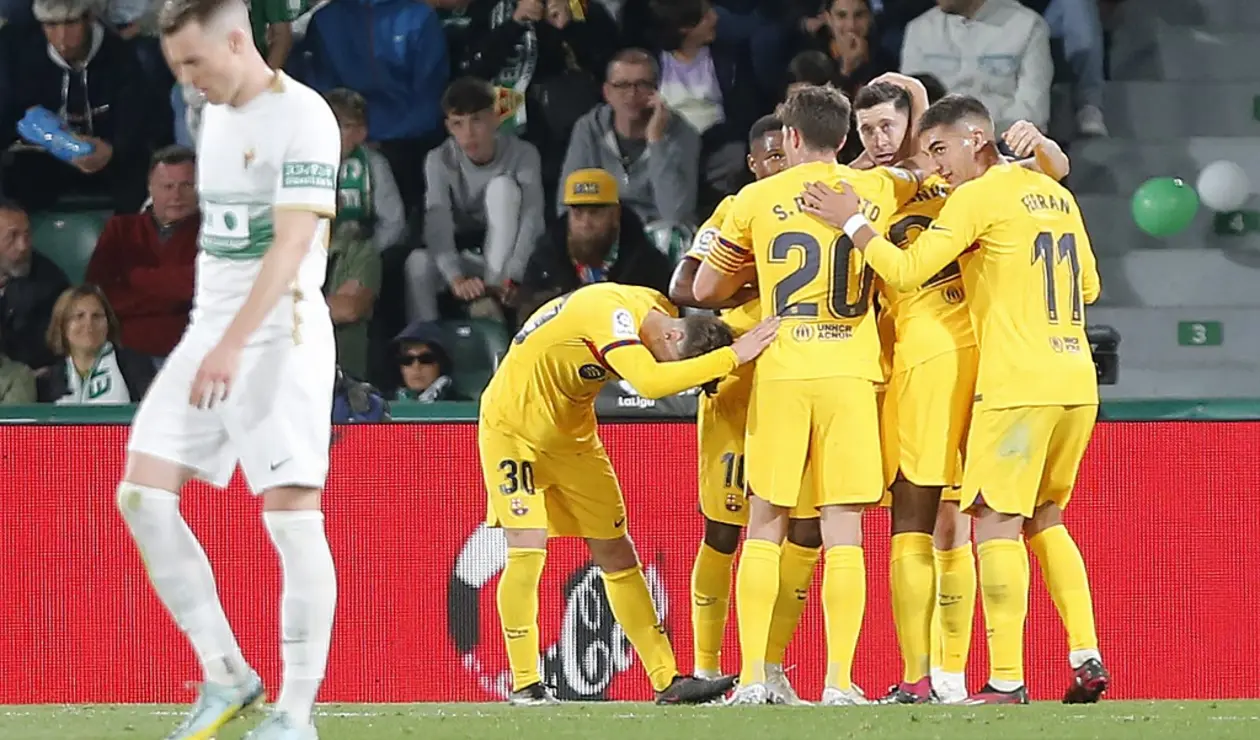 Barcelona vs Elche, Liga española hoy