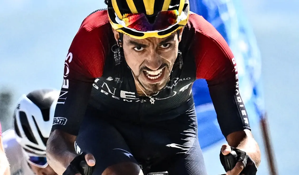 Daniel Martínez con el equipo Ineos