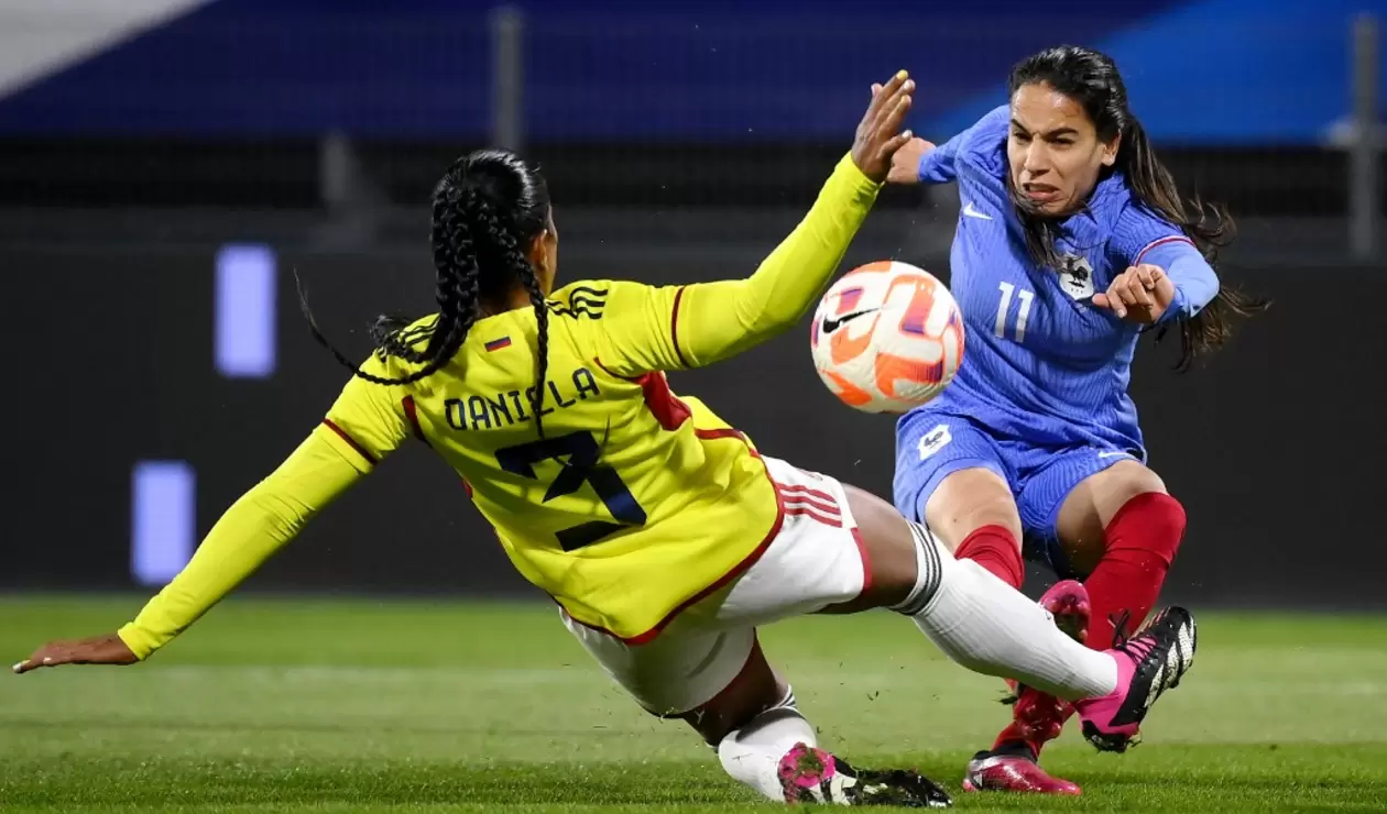 Colombia femenina perdió por goleada ante Francia previo al Mundial