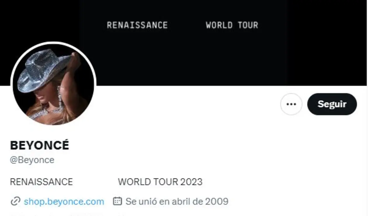 Twitter de Beyoncé