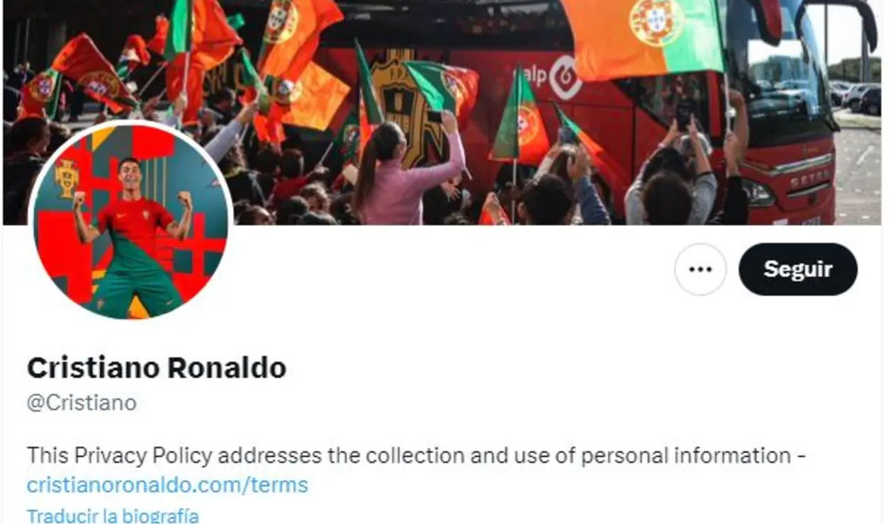 Twitter de Cristiano Ronaldo
