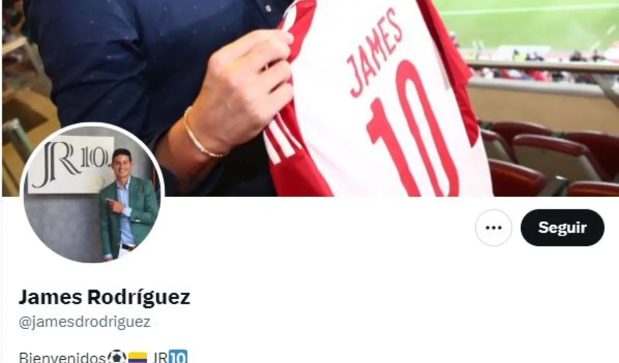 Twitter de James Rodríguez
