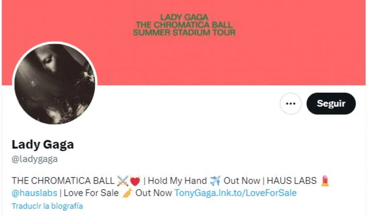 Twitter de Lady Gaga