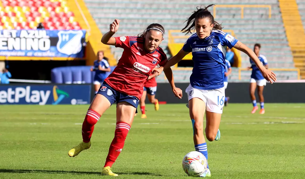 Millonarios vs Medellín Liga Betplay Femenina