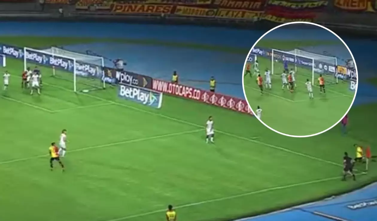 Video del gol olímpico de Pereira ante Alianza Petrolera
