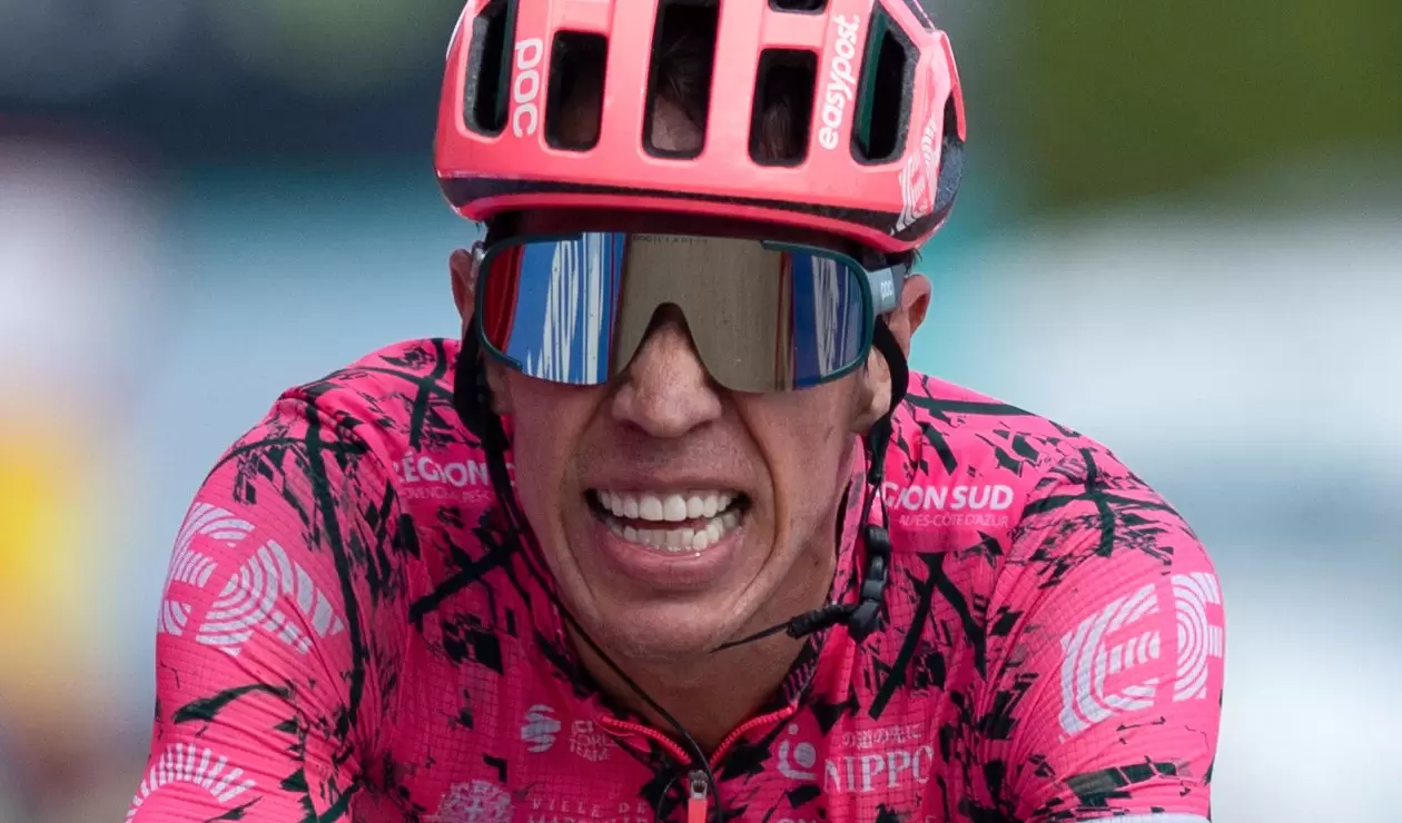 Rigoberto Urán, uno de los cuatro colombianos presentes en el Giro de Italia
