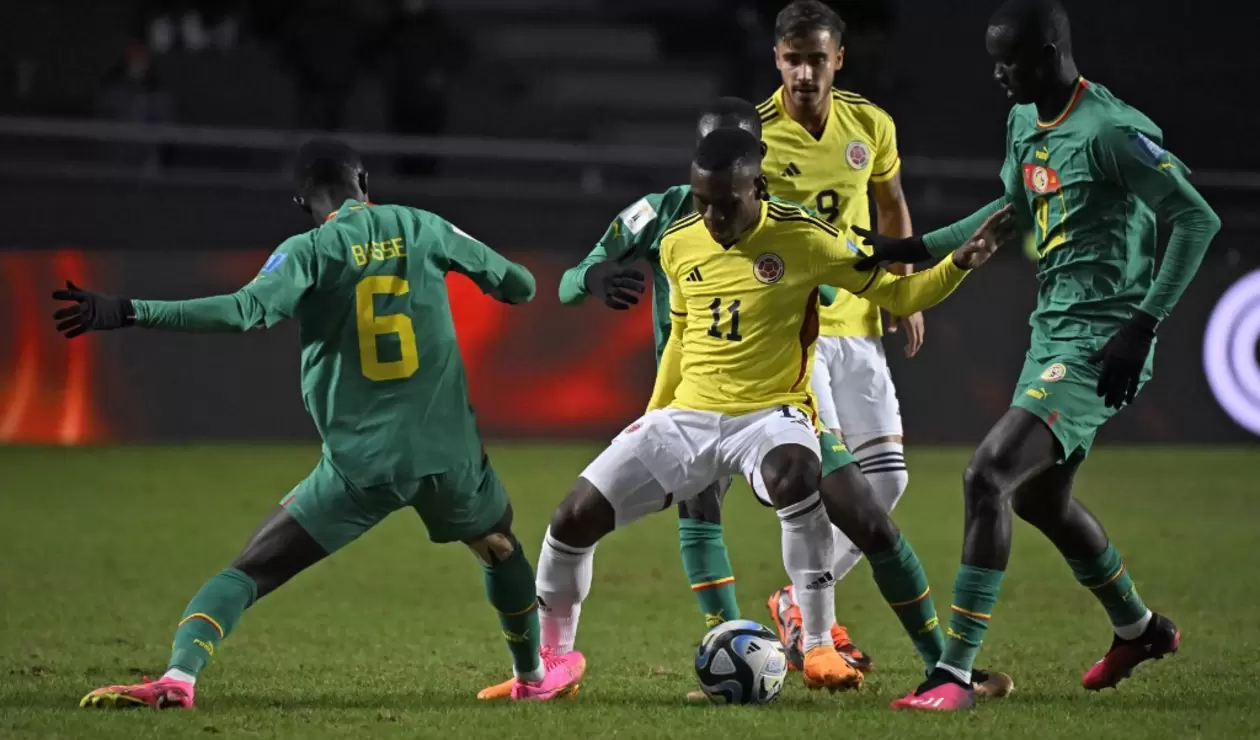La Selección Colombia empató 1-1 ante Senegal en el Mundial sub 20