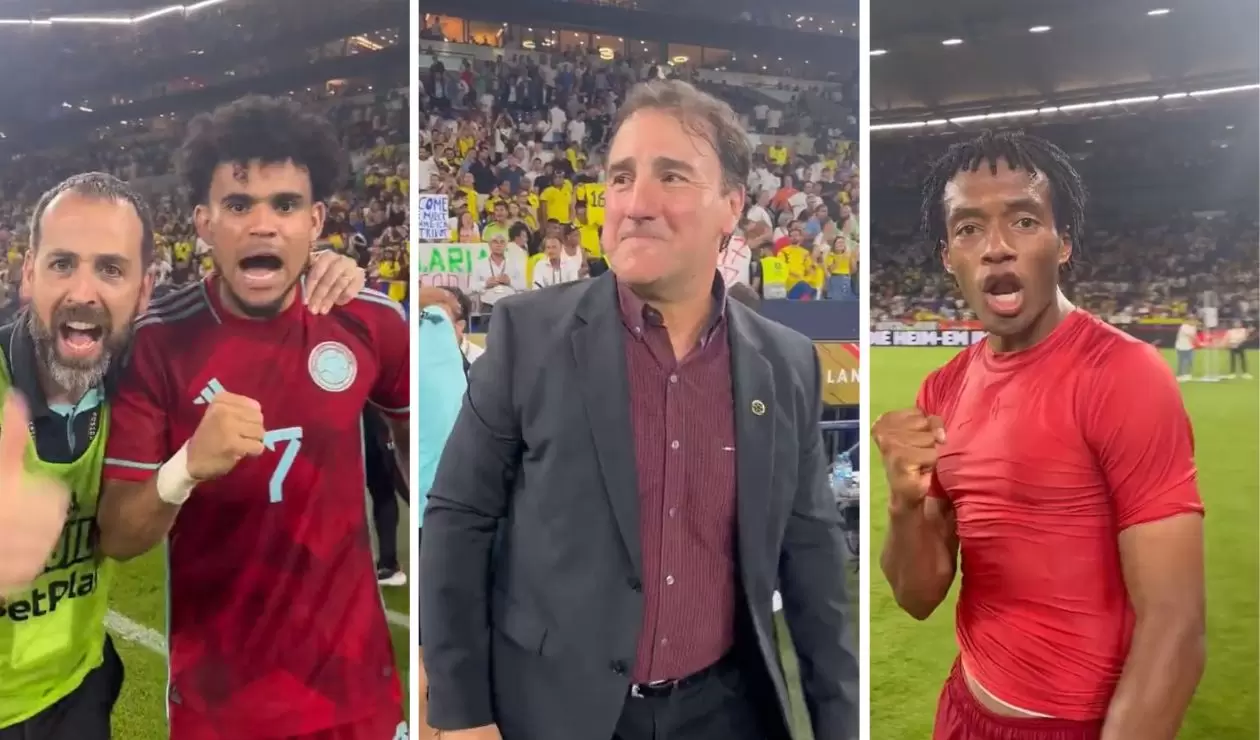 Las reacciones de la Selección Colombia tras el triunfo ante Alemania