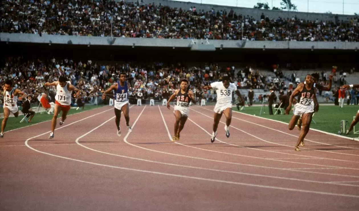 Jim Hines - Juegos Olímpicos de México 1968