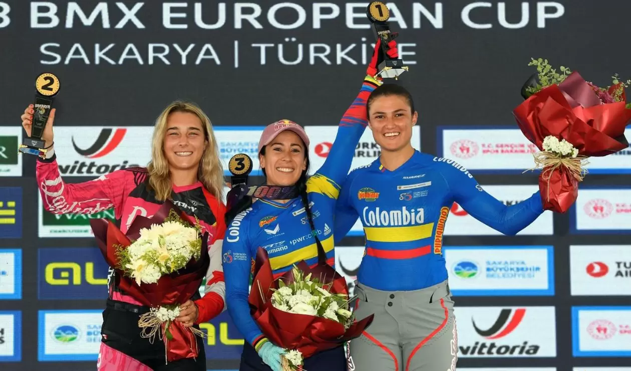 Mariana Pajón, victoria en la Copa Europea de BMX