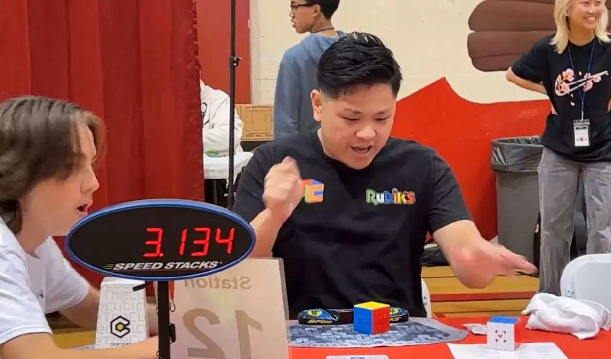 Max Park, solucionador de cubos Rubik de los Estados Unidos