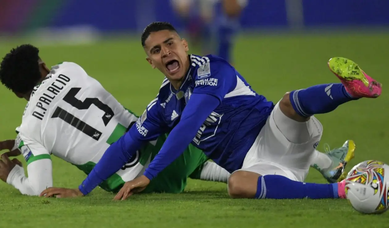 Daniel Cataño en el partido de vuelta de la final ante Nacional
