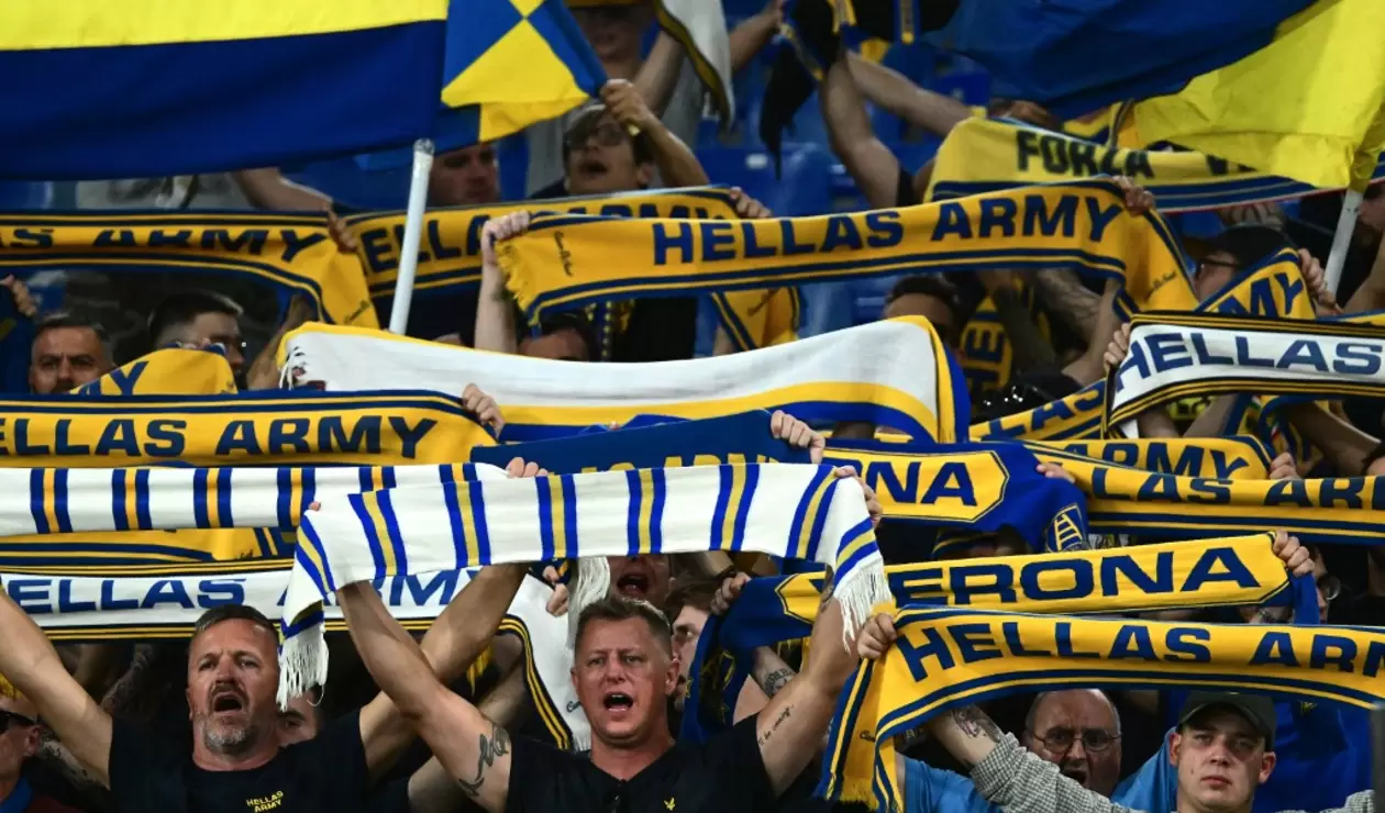 Hellas Verona se salvó del descenso en la Serie A de Italia