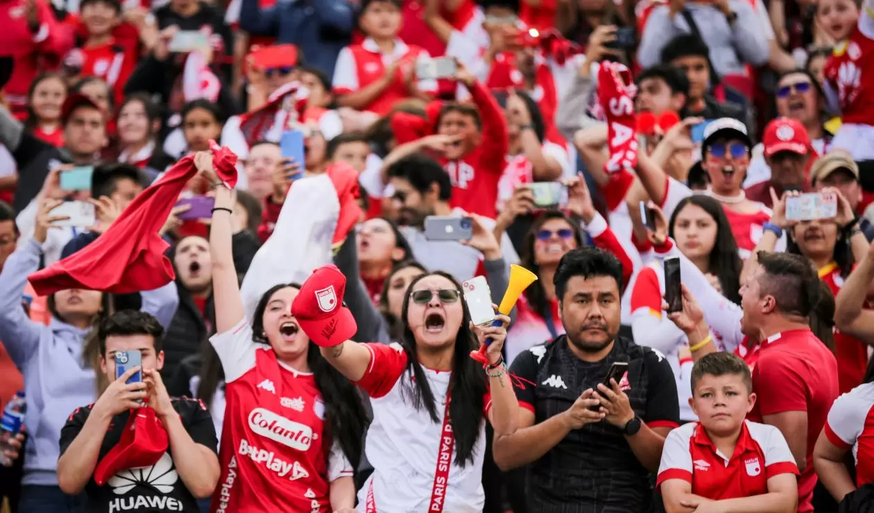 Hincas de Independiente Santa Fe en la final de la liga Femenina 2023
