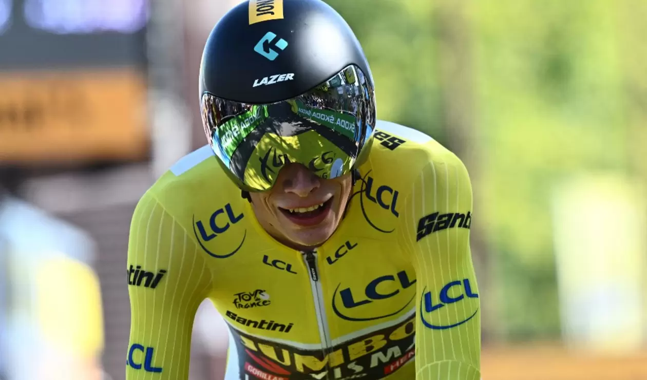 Jonas Vingegaard, favorito a ganar la contrarreloj de este martes en el Tour de Francia