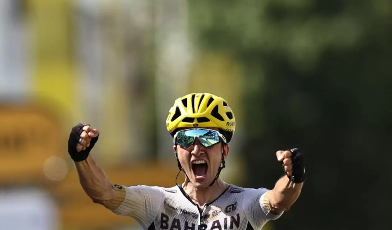 Pello Bilbao, ganador de la etapa 10 de Tour de Francia 2023