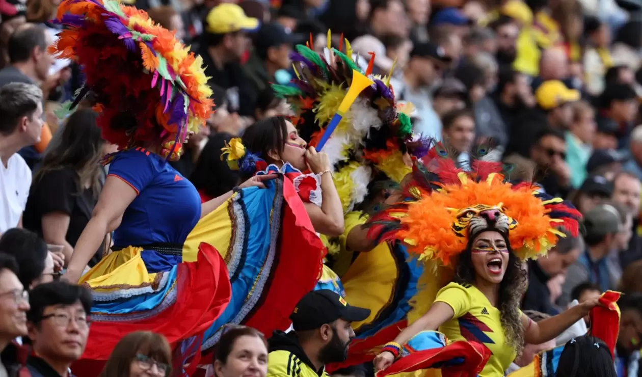 Hinchas de Colombia en el Mundial Femenino 2023