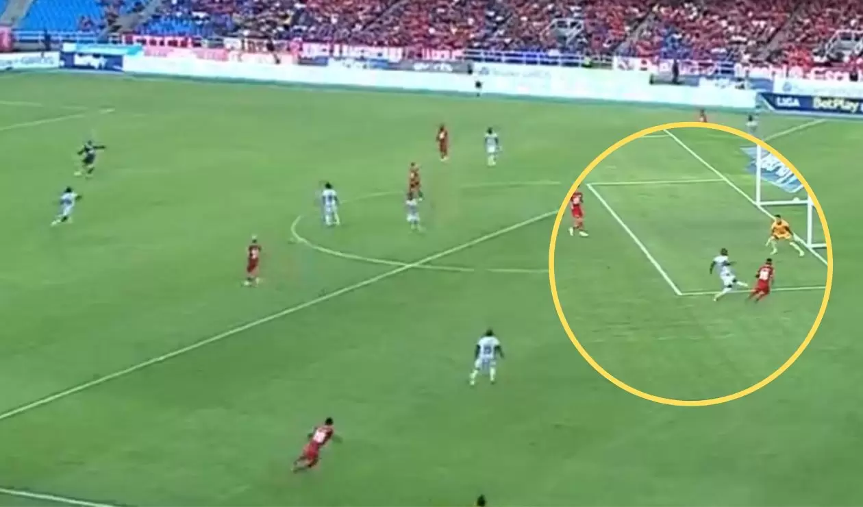 Video del gol de Facundo Suárez en América ante Tolima en Liga Betplay