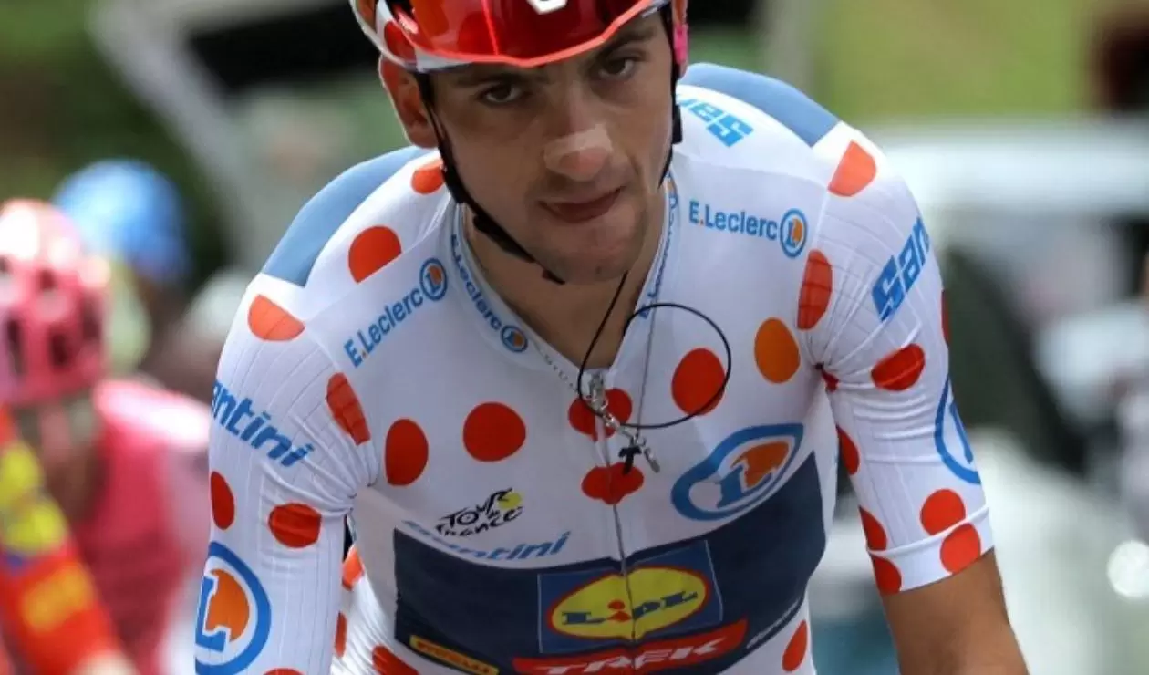 Giulio Ciccone, campeón de la montaña en el Tour de Francia 2023