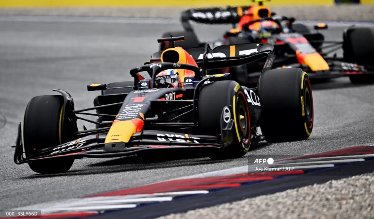 Checo Pérez y su salida contra Verstappen en la pole del GP de Austria