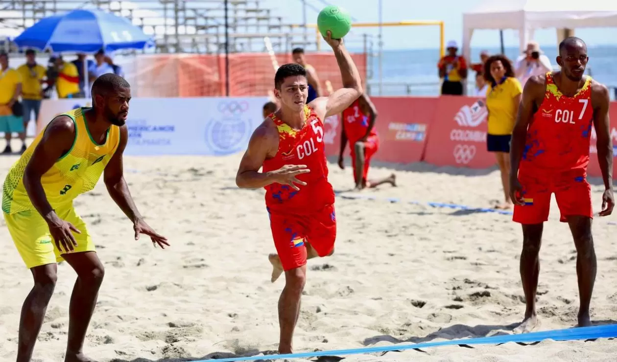 Colombia - Juegos Suramericanos de Playa 2023, balonmano