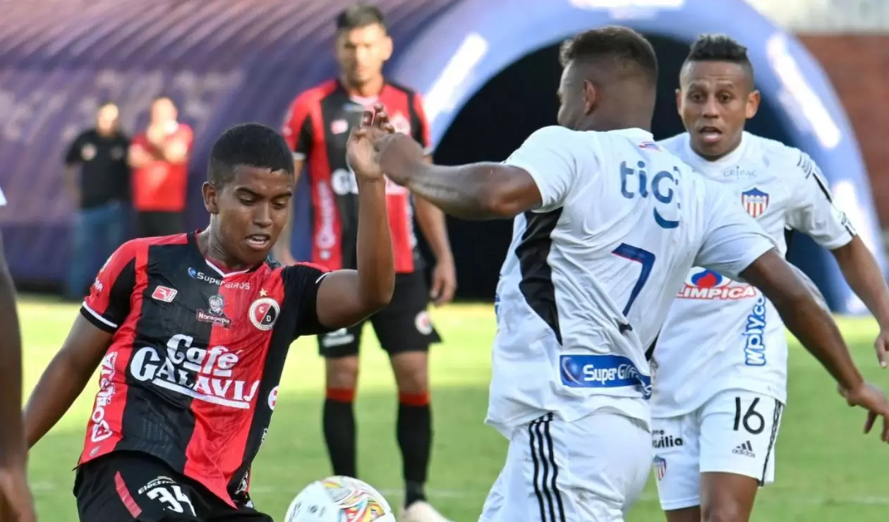 Cúcuta vs Junior, octavos de final de la Copa Betplay