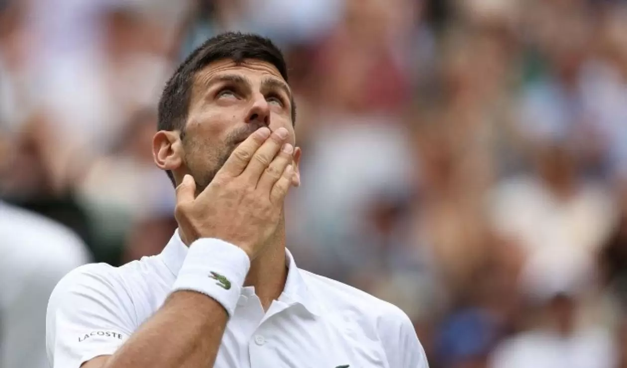 Djokovic en Wimbledon 2023