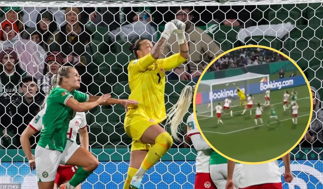 Video de gol olímpico de Irlanda vs Canadá en el Mundial Femenino