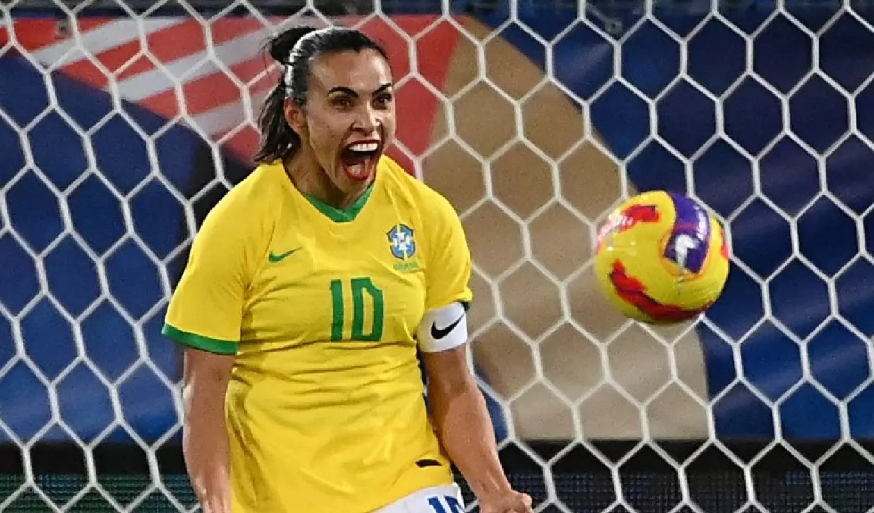 Marta, Jugadora de la selección de Brasil