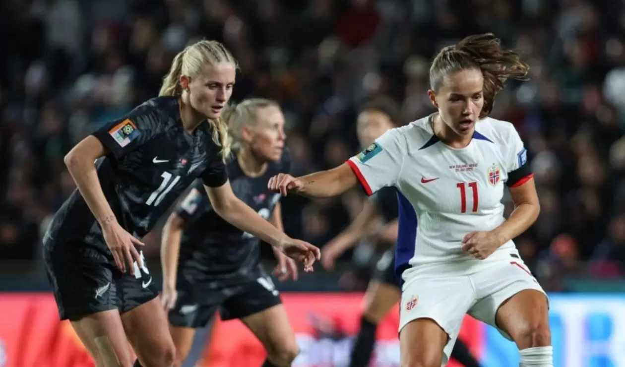 Nueva Zelanda vs Noruega Mundial Femenino