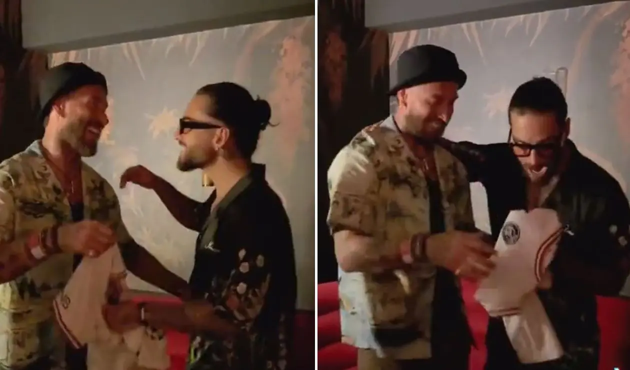 Sergio Ramos y Maluma
