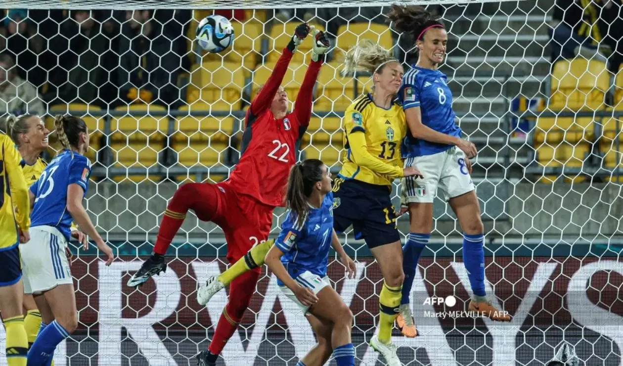 Suecia vs Italia - Mundial Femenino 2023, grupo G