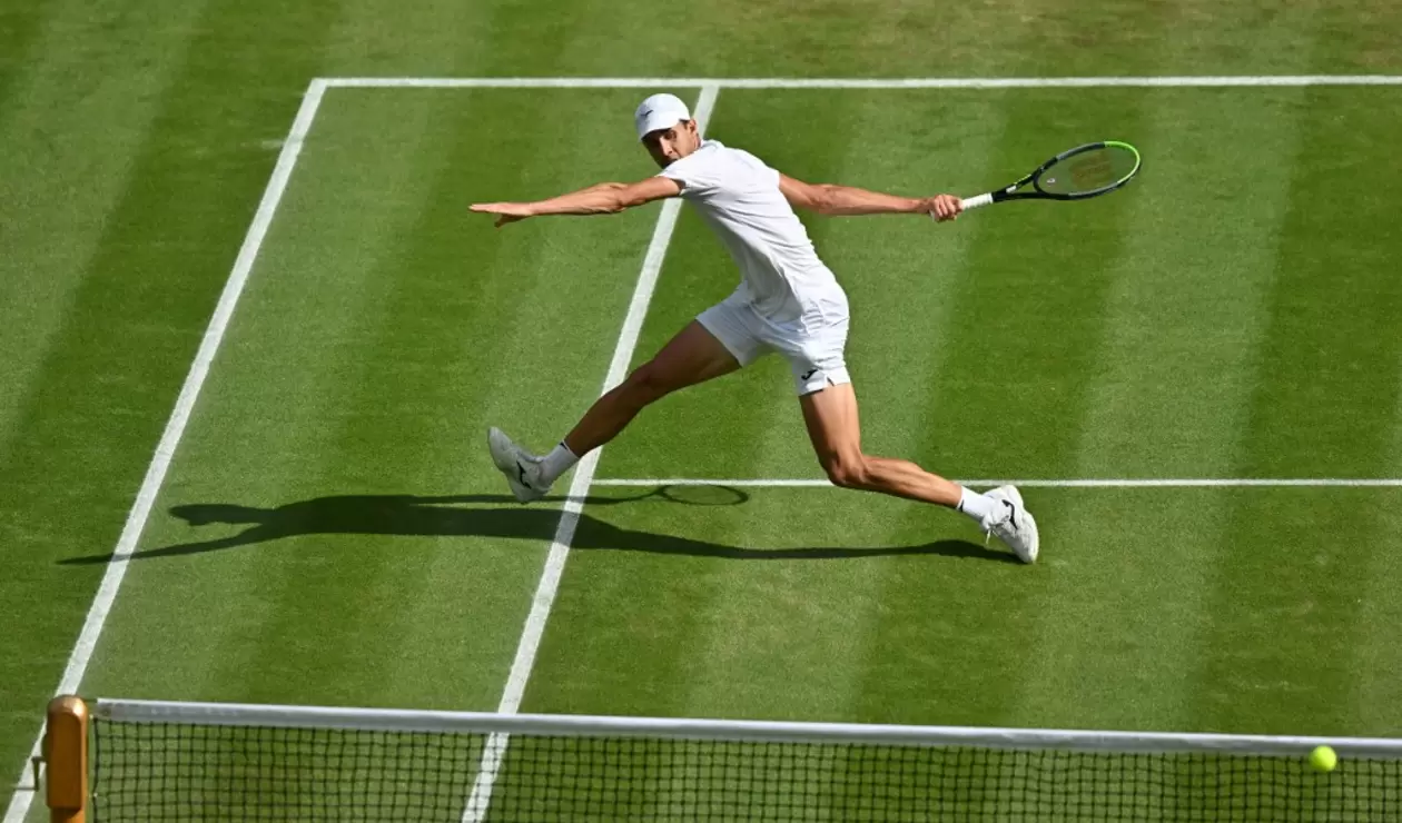 Daniel Galán brilló en el Abierto de Wimbledon 2023
