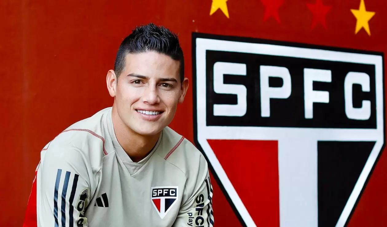 James Rodríguez - jugador de Sao Paulo