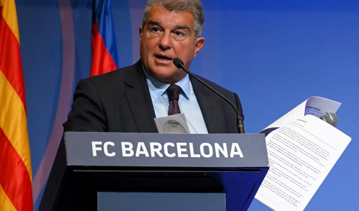 Joan Laporta, presidente del Barcelona