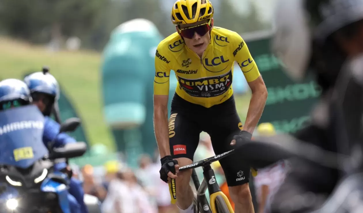 Jonas Vingegaard en la etapa 17 del Tour de Francia