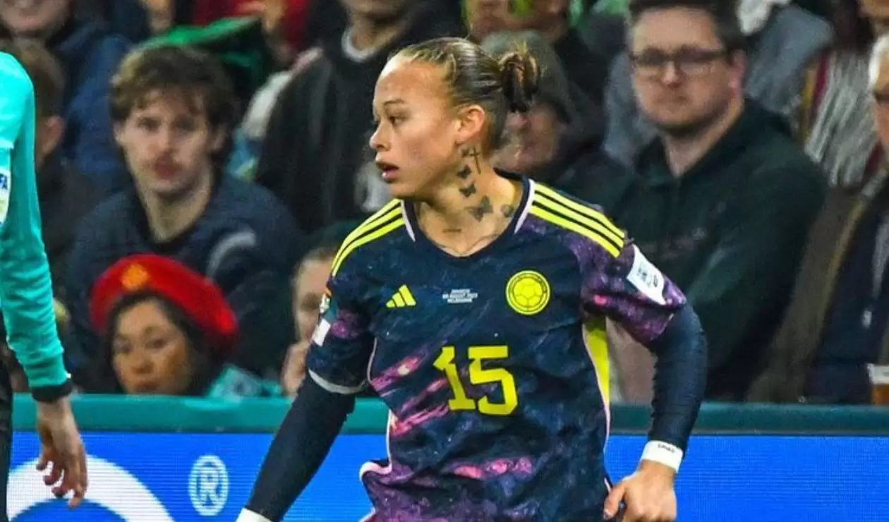Ana María Guzmán con la selección Colombia