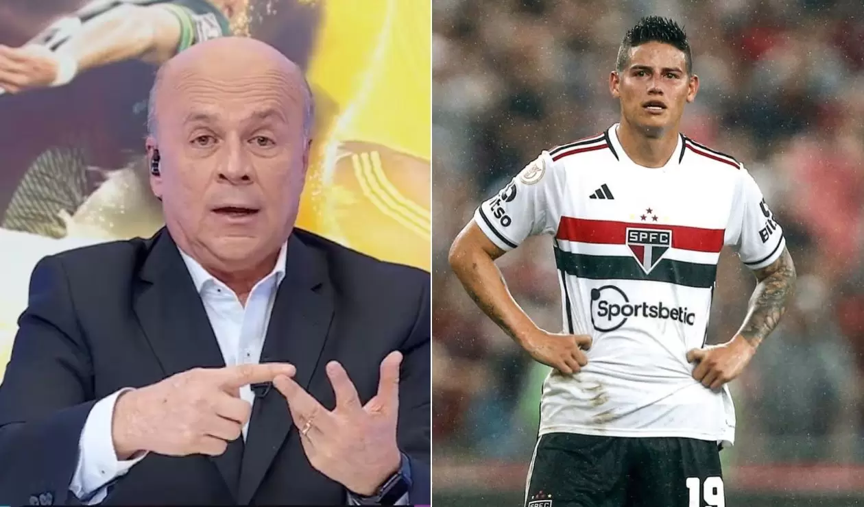 James Rodríguez: Carlos Antonio cuestiona primera final con Sao Paulo