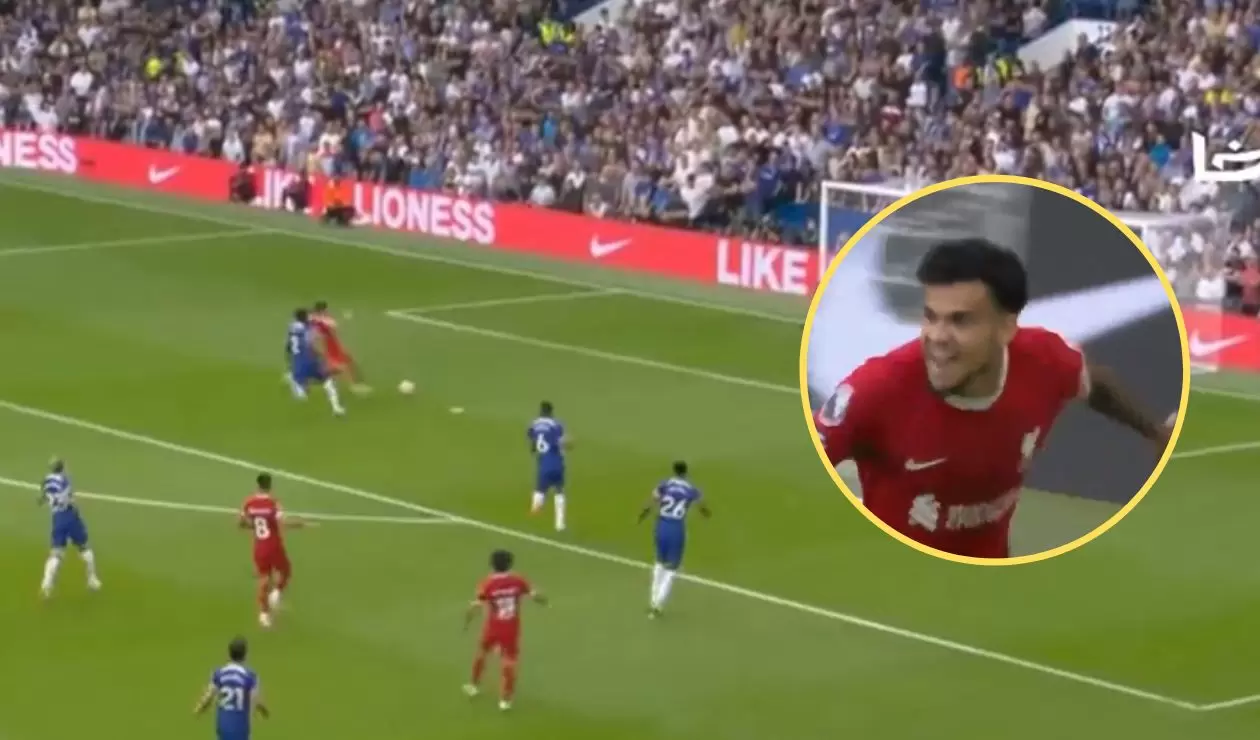 Gol de Luis Díaz en la Premier League ante Chelsea