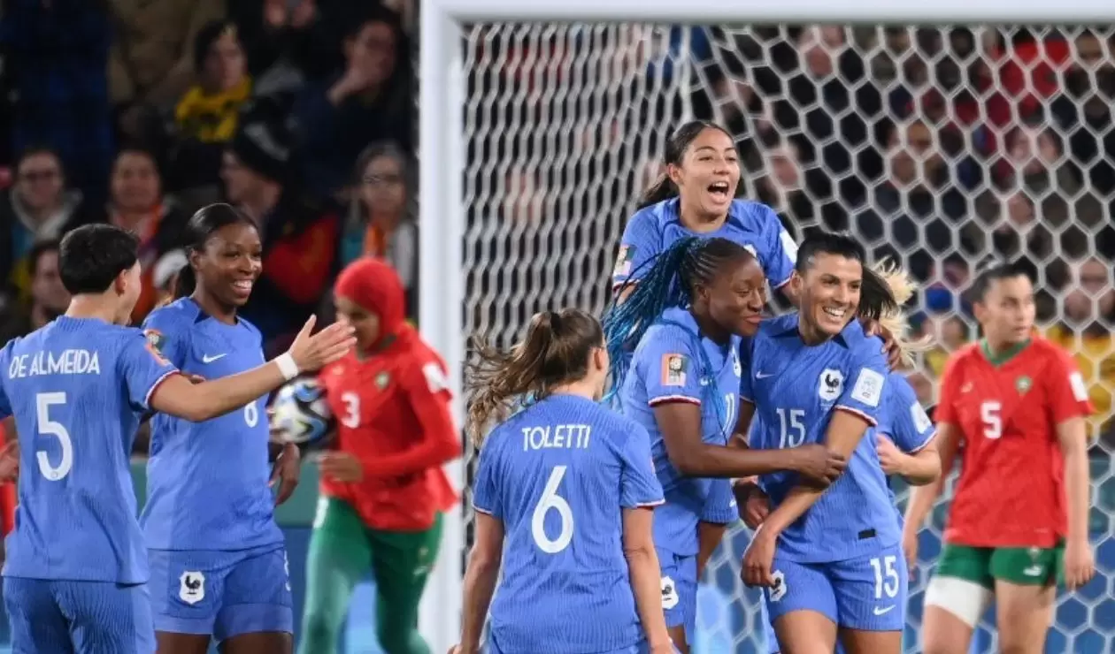 Francia vs Marruecos en el Mundial Femenino 2023